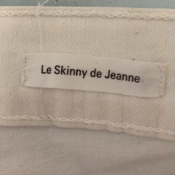 Frame Denim White ripped Skinny Jeans - Picture 7 of 8